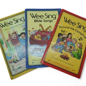 Wee Sing • Vintage Songbook Trio • Bible Songs • Campfire • Kids Music Lot 1980s